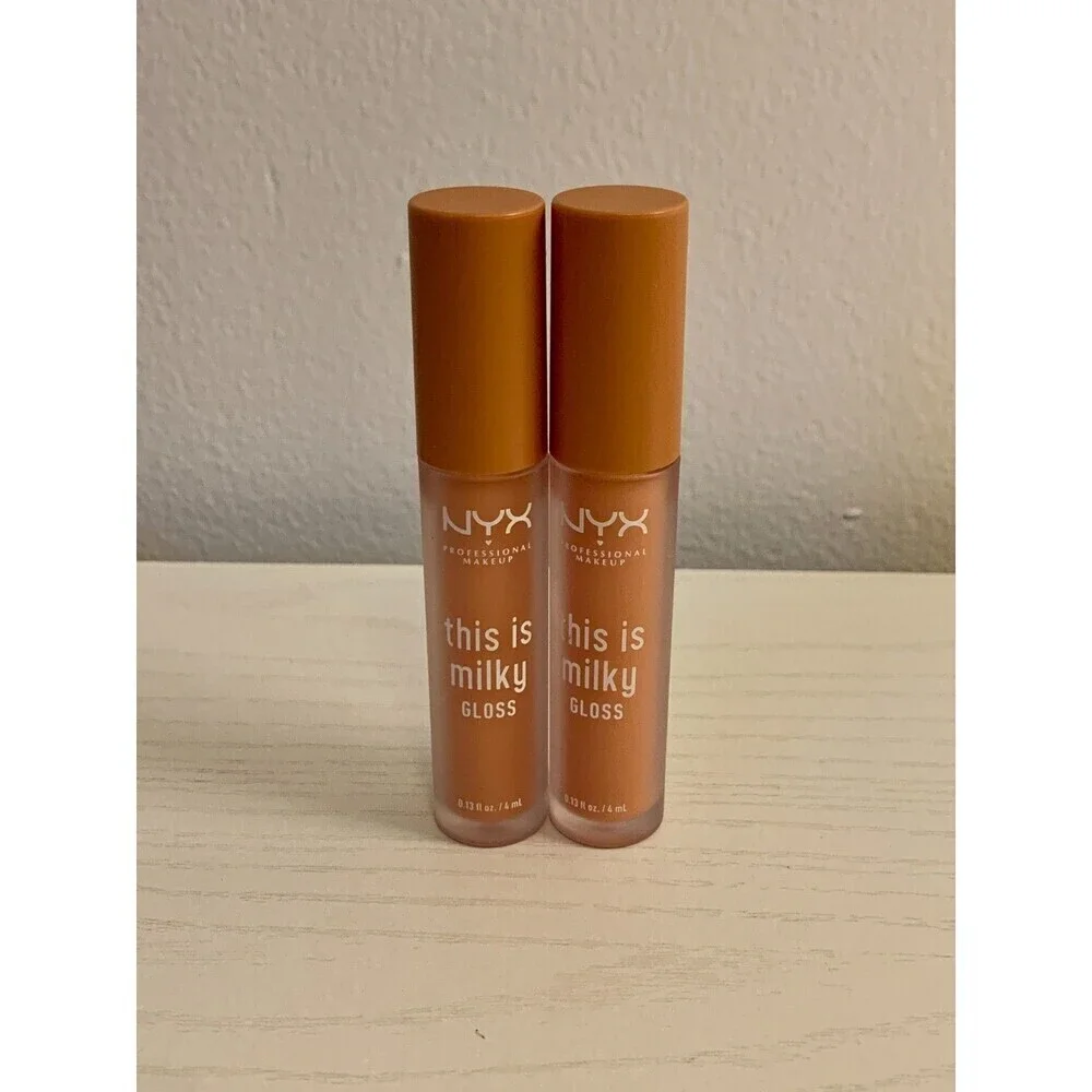 2X Set NYX Professional Makeup This Is Milky Gloss MILK & HUNNY Lip Gloss New